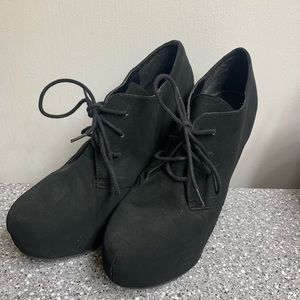 Black Dolce Booties Size 11